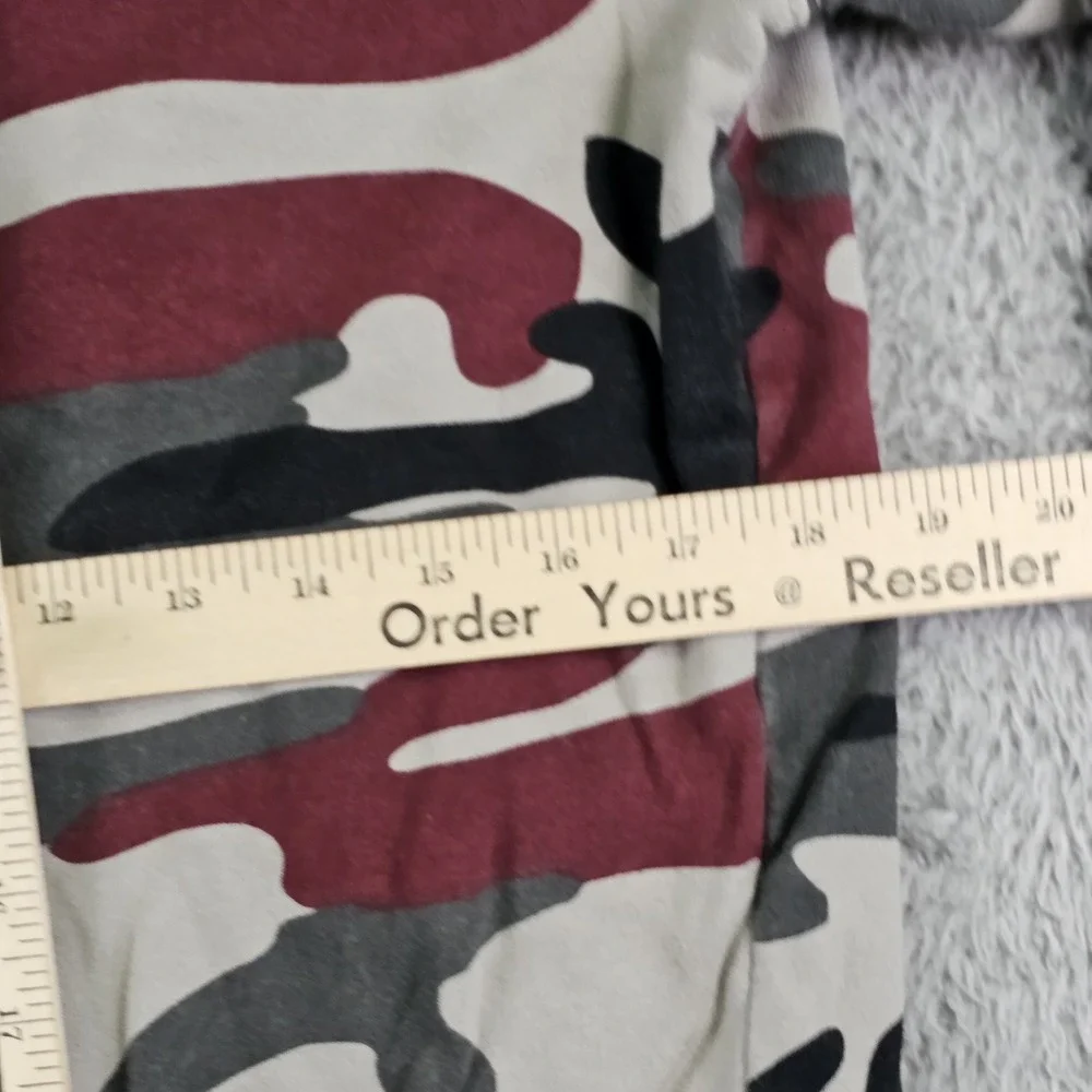 True Religion Hoodie Mens Small Camo Buddha The Buddha Brand Pullover Sweatshirt
